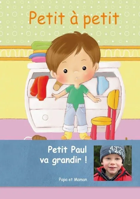 Livre Petit à petit (version garçon) par CréerMonLivre