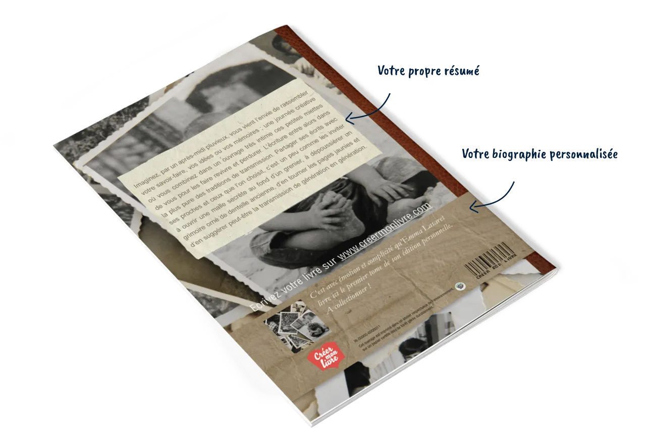 Ecrire ses mémoires - Créez mon livre