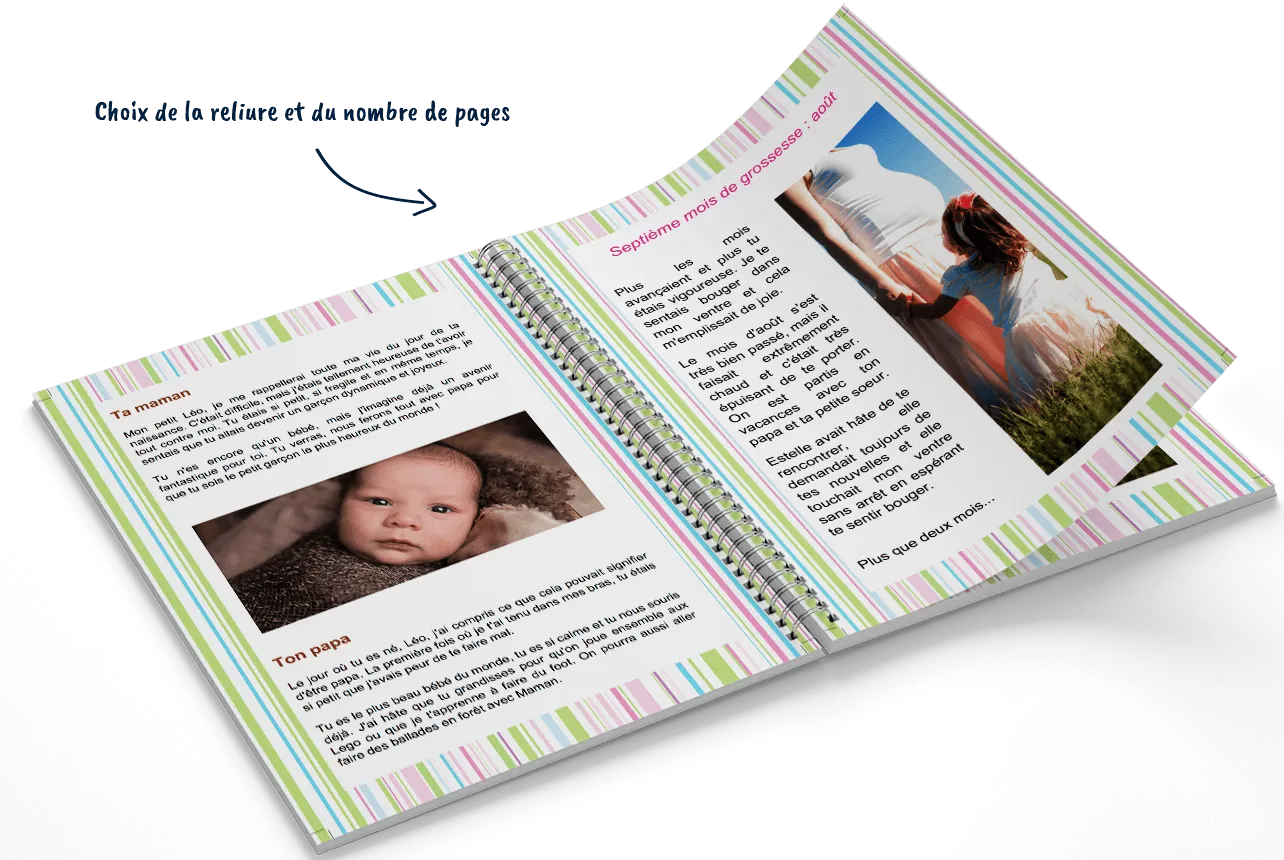 Livre de naissance personnalisé - Créez mon livre