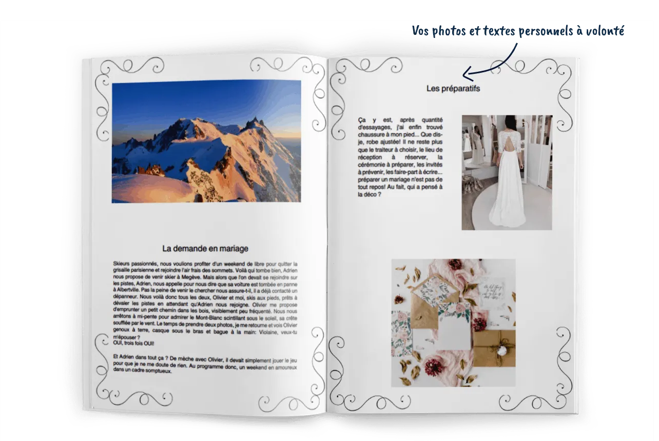 Livre de mariage - Créez mon livre