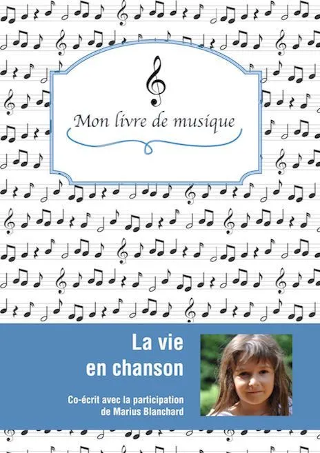 Livre Cahier de musique personnalisé par CréerMonLivre